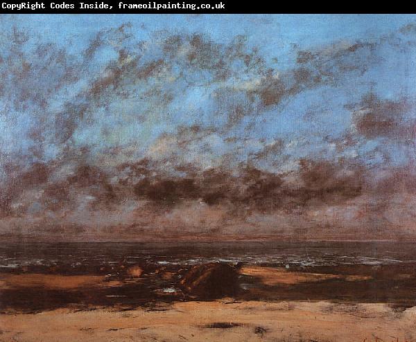 Gustave Courbet Low Tide known as Immensity